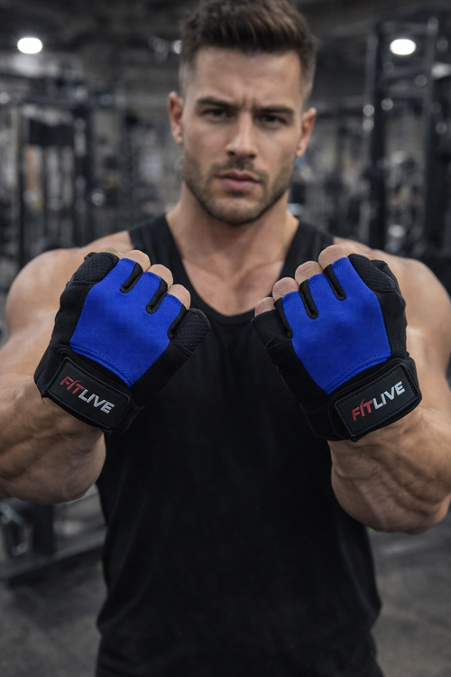 Guantes FITLIVE – Agarre, Protección y Estilo