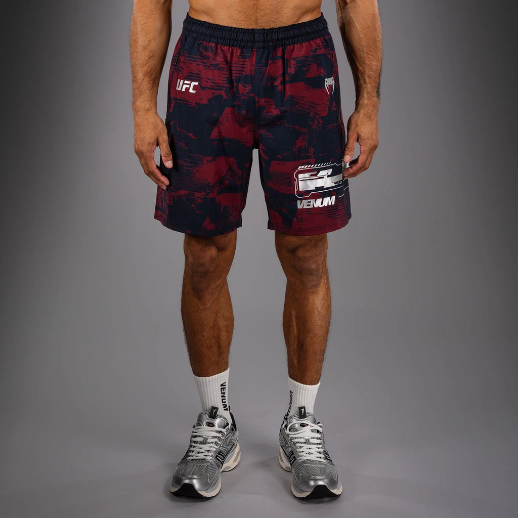 UFC Zenith by Venum Authentic Fight Week Short Performance Hombre - Azul marino/Burdeos/Plateado