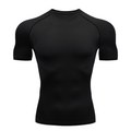 Camiseta de manga corta para hombre, camisetas de ajuste seco para gimnasio y Fitness.
